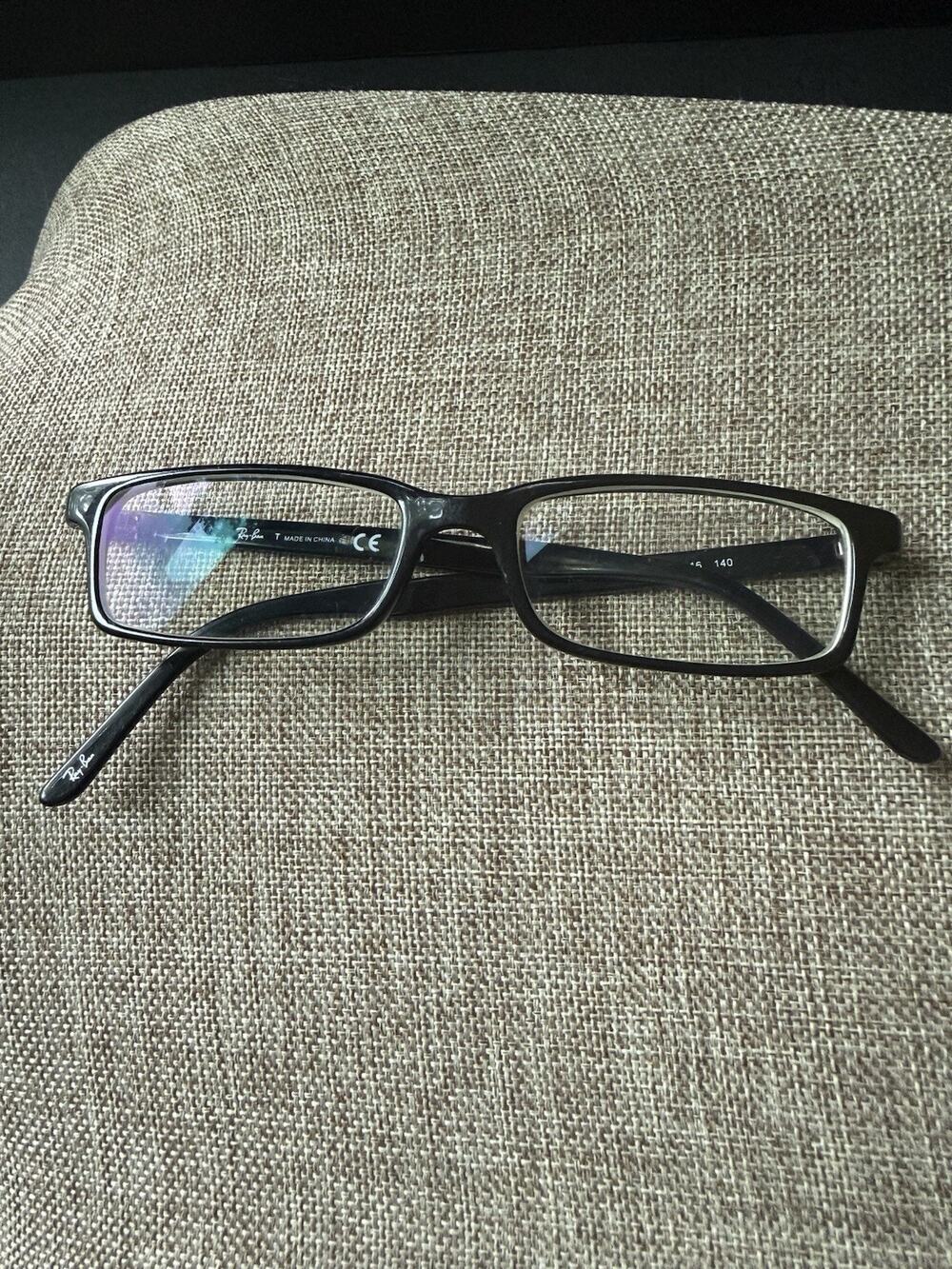 Ray Ban RB 5095 Frames Eyeglasses Black Full Rim Unisex Preppy Academia Career